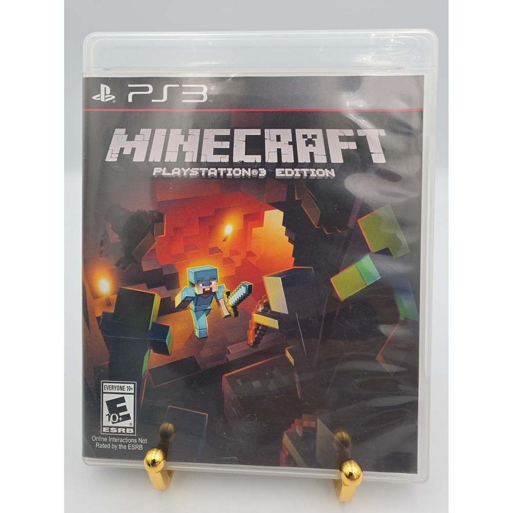 Minecraft - Sony PlayStation 3 Box And Disk Only Tested VG